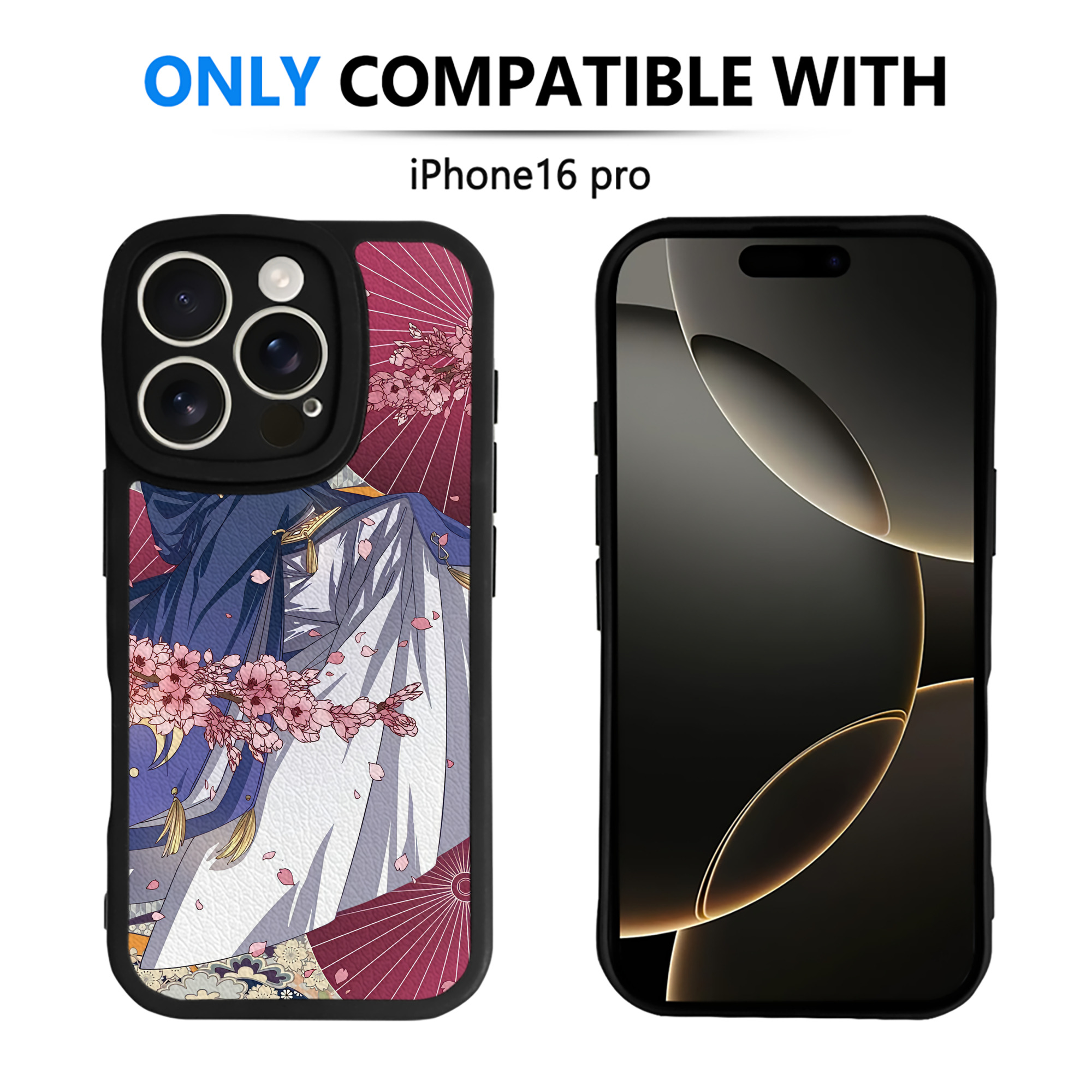 （画像用） 刀剣乱舞 Touken Ranbu 【iPhone 16シリーズ対応】シリコンスマホケース（レザー調） 材質：シリコン